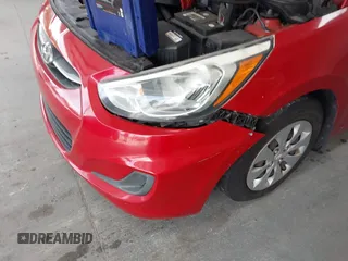 2015 Hyundai Accent GLS with VIN KMHCT4AE2FU888995, listed as a IAAI auction lot 42145256 with 160,918 mi miles. Bid and sale history available at carsss.com. Image 6.