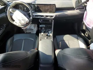 2022 Kia K5 GT-Line with VIN 5XXG64J27NG161469, listed as a Copart auction lot 87688605 with 37,150 mi miles and Salvage Title. Bid and sale history available at carsss.com. Image 8.