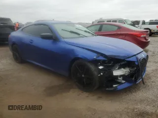 2022 BMW 4 Series 430i xDrive with VIN WBA73AP01NCK05623, listed as a Copart auction lot 87245684 with Not Provided miles and Salvage Title. Bid and sale history available at DreamBid. Image 4.