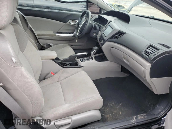 2012 Honda Civic Cpe EX with VIN 2HGFG3B89CH507832, listed as a Copart auction lot 50567545 with 168,201 mi miles and Salvage Title. Bid and sale history available at carsss.com. Image 7.