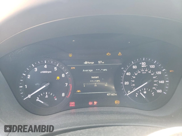 2018 Genesis G80 Sport z VIN KMHGN4JB9JU247868, wystawiony jako Copart lot #47442534 z przebiegiem 47 162 mil mil oraz Szkoda całkowita • Salvage title. Historia ofert i sprzedaży dostępna na DreamBid. Obrazek 9.
