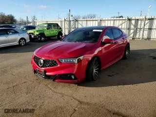 2020 Acura TLX w/Advance Pkg with VIN 19UUB3F82LY000230, listed as a Copart auction lot 41381255 with 107,802 mi miles and Salvage Title. Bid and sale history available at carsss.com. Image 13.