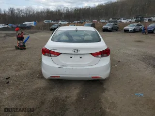 2011 Hyundai Elantra GLS PZEV with VIN 5NPDH4AE4BH008796, listed as a Copart auction lot 48907815 with 0 mi miles and Salvage Title. Bid and sale history available at carsss.com. Image 6.