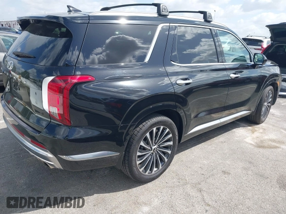 2024 Hyundai Palisade Calligraphy z VIN KM8R74GEXRU678526, wystawiony jako IAAI lot #41958741 z przebiegiem 2 666 mil mil oraz . Historia ofert i sprzedaży dostępna na DreamBid. Obrazek 4.