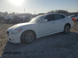 2013 Infiniti M with VIN JN1BY1AP5DM514415, listed as a Copart auction lot 48874605 with 112,085 mi miles and Salvage title. Bid and sale history available at DreamBid. Image 1.