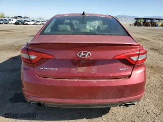 2016 Hyundai Sonata 2.4L Sport with VIN 5NPE34AF1GH420760, listed as a Copart auction lot 51998585 with 121,204 mi miles and Salvage Title. Bid and sale history available at carsss.com. Image 6.