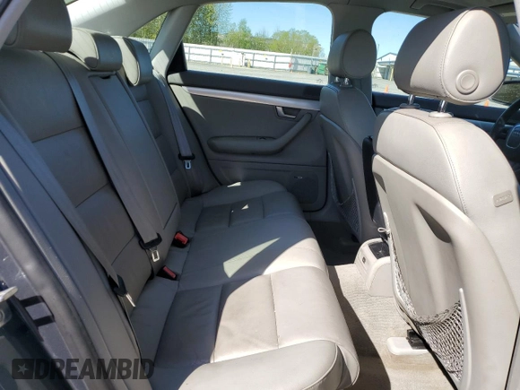 2006 Audi A4 2.0T with VIN WAUDF78E36A212965, listed as a Copart auction lot 53889695 with 172,432 mi miles and Salvage Title. Bid and sale history available at carsss.com. Image 10.