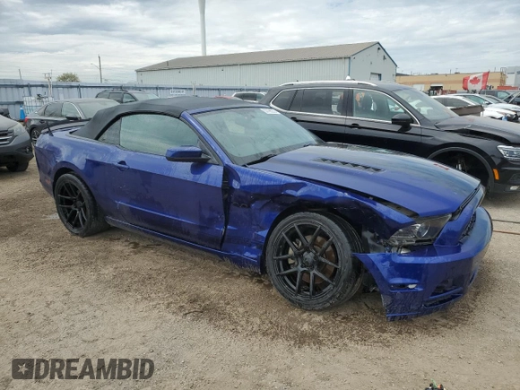 2014 Ford Mustang GT with VIN 1ZVBP8FF7E5208818, listed as a Copart auction lot 53796235 with 65,058 mi miles and Salvage title. Bid and sale history available at DreamBid. Image 4.