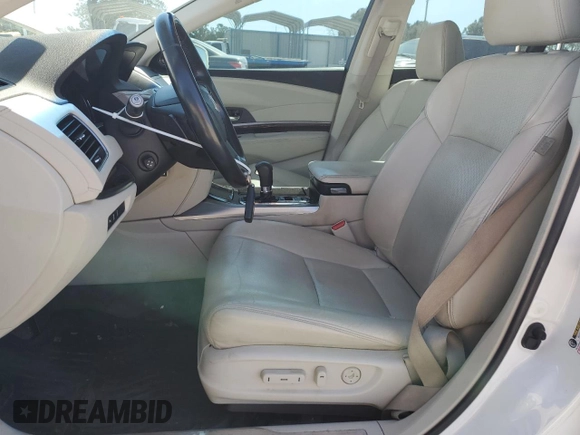 2016 Acura RLX Advance Pkg with VIN JH4KC1F98GC000007, listed as a Copart auction lot 75517764 with 160,938 mi miles and Salvage Title. Bid and sale history available at carsss.com. Image 7.