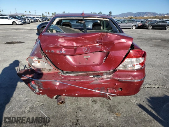 2007 Mercedes-Benz CLK 350 with VIN WDBTJ56H37F213910, listed as a Copart auction lot 78268504 with 109,569 mi miles and Salvage Title. Bid and sale history available at DreamBid. Image 6.