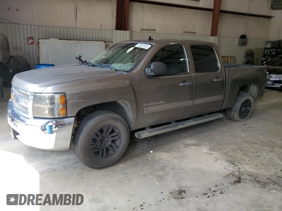 2013 Chevrolet Silverado 1500 LT with VIN 3GCPCSE01DG272388, listed as a Copart auction lot 54507835 with 154,300 mi miles and Salvage Title. Bid and sale history available at DreamBid. Image 1.