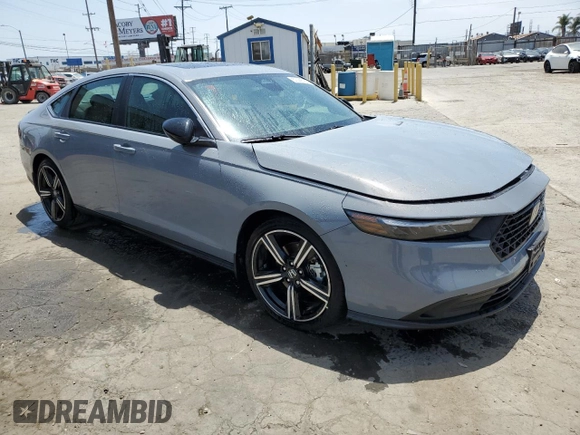 2024 Honda Accord Sport with VIN 1HGCY2F57RA001983, listed as a Copart auction lot 57445715 with 21,382 mi miles and Salvage title. Bid and sale history available at DreamBid. Image 4.