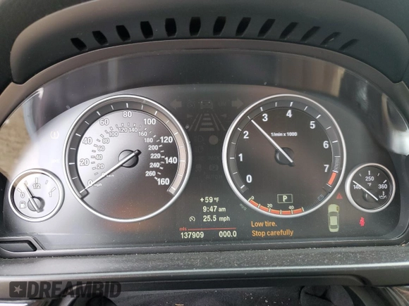 2011 BMW 5 Series 528i with VIN WBAFR1C55BC750294, listed as a Copart auction lot 52943035 with 137,909 mi miles and Salvage Title. Bid and sale history available at carsss.com. Image 9.