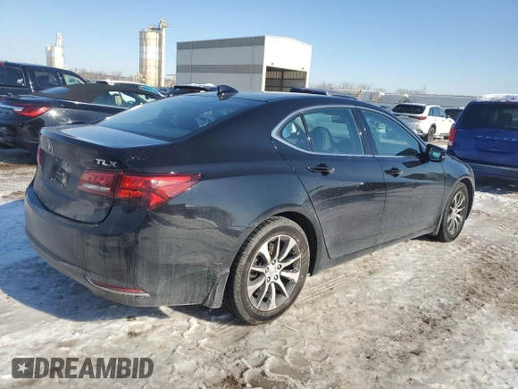 2015 Acura TLX Tech with VIN 19UUB1F53FA008635, listed as a Copart auction lot 88539335 with 187,920 mi miles and Salvage Title. Bid and sale history available at carsss.com. Image 3.