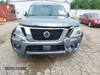 2019 Nissan Armada Platinum z VIN JN8AY2NF3K9351025, wystawiony jako IAAI lot #42270227 z przebiegiem 105 621 mil mil oraz . Historia ofert i sprzedaży dostępna na DreamBid. Obrazek 6.