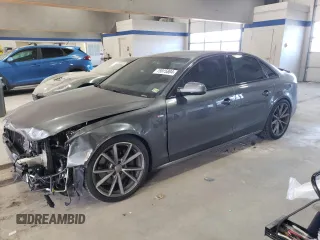2016 Audi S4 Premium Plus with VIN WAUBGAFL1GA005642, listed as a Copart auction lot 79915864 with 43,534 mi miles and Salvage Title. Bid and sale history available at carsss.com. Image 1.