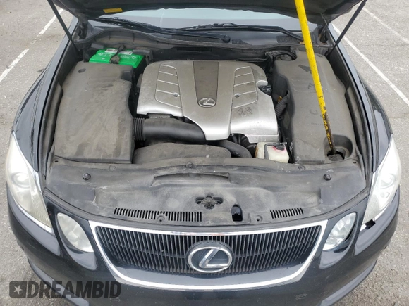 2006 Lexus GS 430 with VIN JTHBN96S765007061, listed as a Copart auction lot 55067095 with 343,077 mi miles and Salvage Title. Bid and sale history available at DreamBid. Image 11.