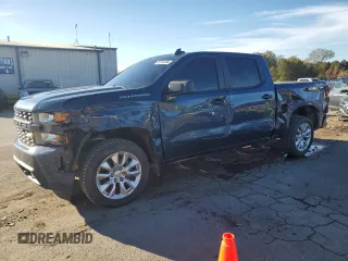 2019 Chevrolet Silverado 1500 Custom with VIN 1GCUYBEF2KZ181703, listed as a Copart auction lot 83764894 with 114,948 mi miles and Salvage Title. Bid and sale history available at DreamBid. Image 1.
