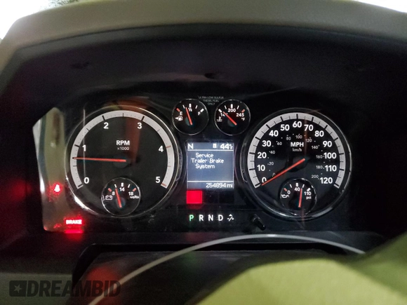 2010 Dodge 2500 SLT with VIN 3D7UT2HL5AG135187, listed as a Copart auction lot 80977594 with 254,894 mi miles and Non repairable. Bid and sale history available at DreamBid. Image 9.
