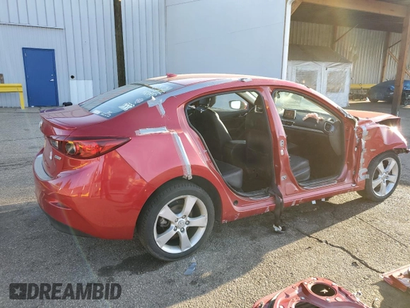 2015 Mazda 3 S Touring with VIN JM1BM1V32F1230325, listed as a Copart auction lot 54427335 with 94,661 mi miles and Salvage Title. Bid and sale history available at DreamBid. Image 3.