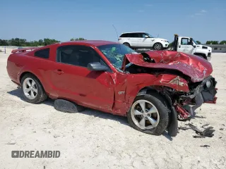 2008 Ford Mustang GT Deluxe with VIN 1ZVHT82H285150604, listed as a Copart auction lot 56236525 with 132,142 mi miles and Salvage title. Bid and sale history available at DreamBid. Image 4.