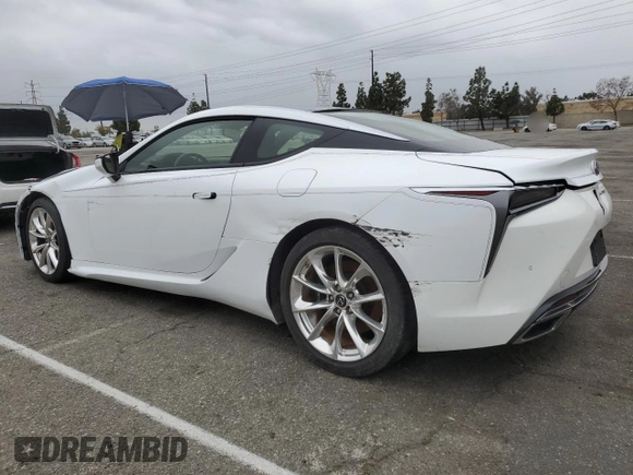2018 Lexus LC 500h z VIN JTHHP5AY4JA001016, wystawiony jako Copart lot #53820545 z przebiegiem Nie podano mil oraz Szkody całkowita. Historia ofert i sprzedaży dostępna na DreamBid. Obrazek 2.