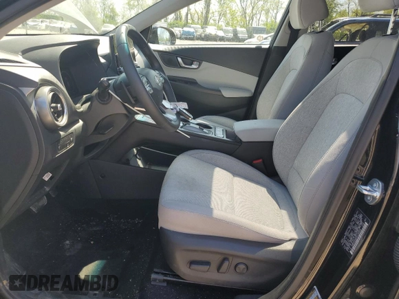 2023 Hyundai Kona SEL with VIN KM8K33AG5PU190535, listed as a Copart auction lot 54322595 with 17,816 mi miles and Non Repairable. Bid and sale history available at carsss.com. Image 7.