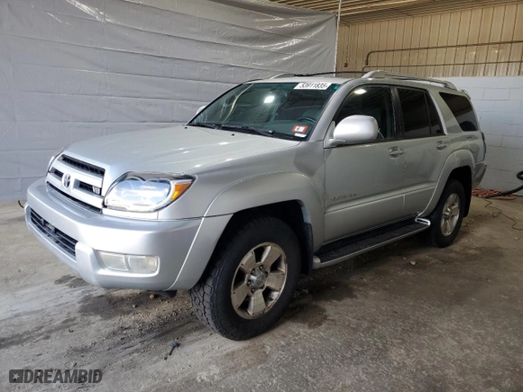 2004 Toyota 4Runner Limited with VIN JTEBT17R840036062, listed as a Copart auction lot 53911835 with 221,864 mi miles and Clean Title. Bid and sale history available at carsss.com. Image 1.