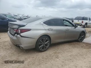 2021 Lexus ES with VIN 58AGZ1B19MU084872, listed as a Copart auction lot 44004425 with 65,257 mi miles and Salvage Title. Bid and sale history available at carsss.com. Image 3.