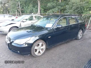 2007 BMW 5 Series 530xi with VIN WBANN73597CN04270, listed as a IAAI auction lot 42681539 with 185,507 mi miles and . Bid and sale history available at DreamBid. Image 2.
