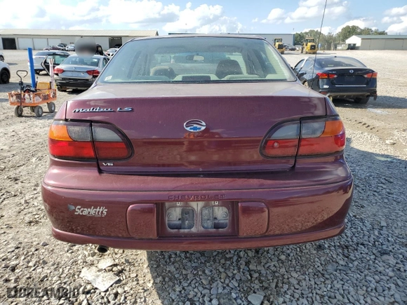 2001 Chevrolet Malibu LS with VIN 1G1NE52J016153947, listed as a Copart auction lot 73813784 with 129,336 mi miles and Salvage Title. Bid and sale history available at carsss.com. Image 6.