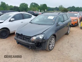 2012 Volkswagen Jetta TDI w/Sunroof & Nav with VIN 3VWPL7AJ3CM662367, listed as a IAAI auction lot 42113234 with 105,686 mi miles and . Bid and sale history available at DreamBid. Image 2.