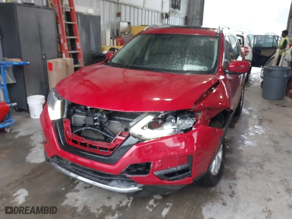 2017 Nissan Rogue S with VIN 5N1AT2MTXHC859159, listed as a IAAI auction lot 41933174 with 62,078 mi miles. Bid and sale history available at carsss.com. Image 6.