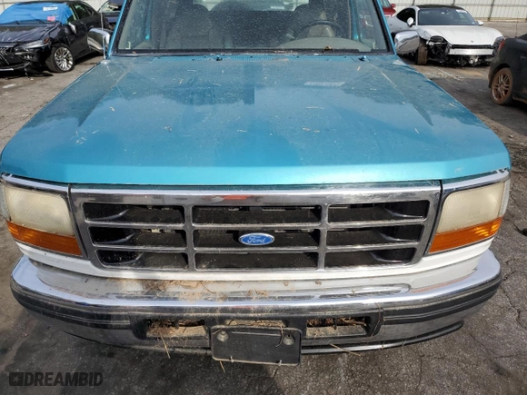 1995 Ford Bronco Custom with VIN 1FMEU15H6SLA81758, listed as a Copart auction lot 74821064 with 0 mi miles and Salvage Title. Bid and sale history available at carsss.com. Image 11.