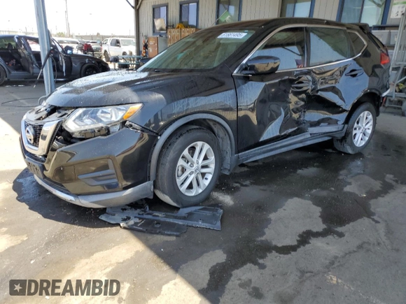 2017 Nissan Rogue S with VIN KNMAT2MTXHP538977, listed as a Copart auction lot 61661495 with 70,905 mi miles and Salvage title. Bid and sale history available at DreamBid. Image 1.