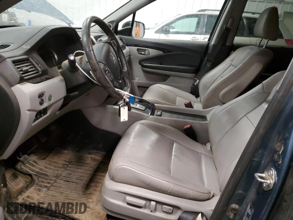 2016 Honda Pilot Elite with VIN 5FNYF6H00GB127495, listed as a Copart auction lot 49989585 with 115,037 mi miles and Salvage Title. Bid and sale history available at carsss.com. Image 7.