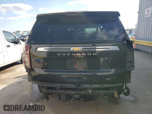 2022 Chevrolet Suburban LS z VIN 1GNSCBKD1NR271963, wystawiony jako Copart lot #52889005 z przebiegiem 106 922 mil mil oraz Szkoda całkowita • Salvage title. Historia ofert i sprzedaży dostępna na DreamBid. Obrazek 6.