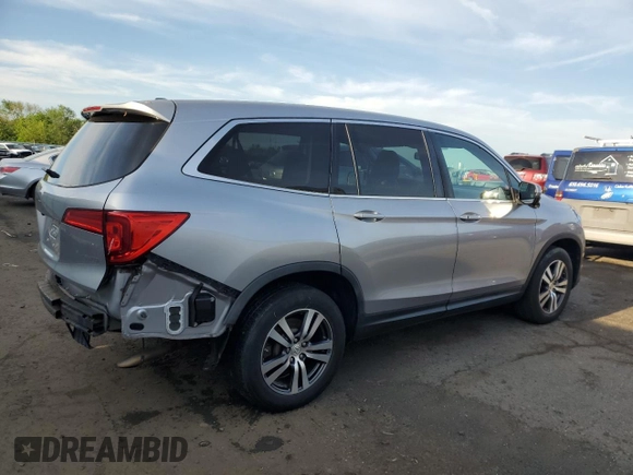 2016 Honda Pilot EX-L with VIN 5FNYF6H50GB028154, listed as a Copart auction lot 56675655 with 154,996 mi miles and Salvage Title. Bid and sale history available at DreamBid. Image 3.
