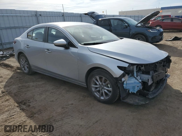2021 Mazda 3 2.0 with VIN JM1BPAA75M1334174, listed as a Copart auction lot 48397425 with 78,044 mi miles and Salvage Title. Bid and sale history available at DreamBid. Image 4.