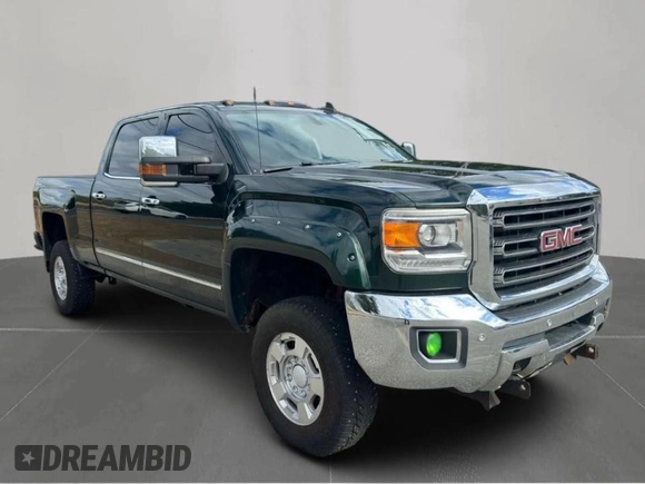 2015 GMC Sierra 2500HD available WiFi SLT with VIN 1GT12ZE82FF581685, listed as a Copart auction lot 54453955 with 185,110 mi miles and Clean Title. Bid and sale history available at carsss.com. Image 1.