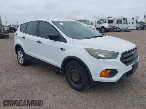 2018 Ford Escape S with VIN 1FMCU0F74JUA63601, listed as a IAAI auction lot 42264145 with 100,478 mi miles and . Bid and sale history available at DreamBid. Image 1.