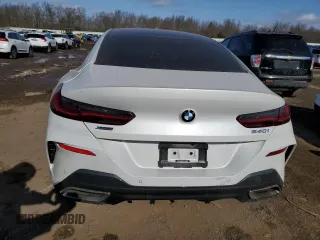 2020 BMW 8 Series 840i with VIN WBAGV4C02LCD46816, listed as a Copart auction lot 40203364 with 0 mi miles. Bid and sale history available at carsss.com. Image 6.