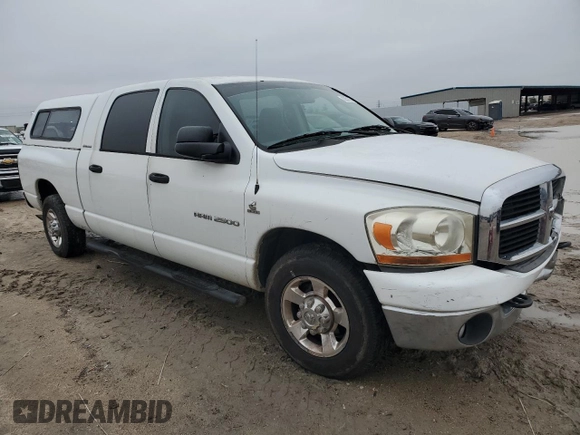 2006 Dodge Ram 2500 SLT with VIN 3D7KR29C36G226020, listed as a Copart auction lot 45051935 with 350,487 mi miles and Salvage Title. Bid and sale history available at carsss.com. Image 4.