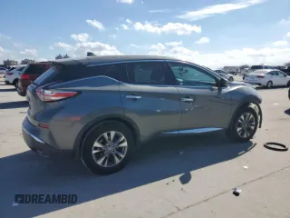 2016 Nissan Murano Platinum with VIN 5N1AZ2MGXGN169156, listed as a Copart auction lot 44058115 with 76,008 mi miles and Salvage Title. Bid and sale history available at DreamBid. Image 3.