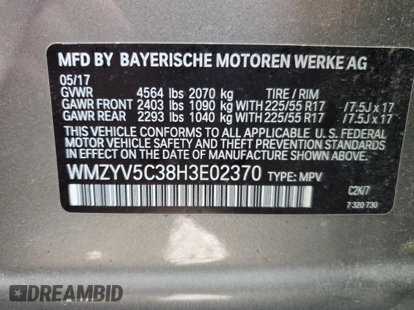 2017 MINI Countryman Cooper z VIN WMZYV5C38H3E02370, wystawiony jako Copart lot #45414525 z przebiegiem 84 493 mil mil oraz Czysty tytuł • Clean title. Historia ofert i sprzedaży dostępna na DreamBid. Obrazek 15.