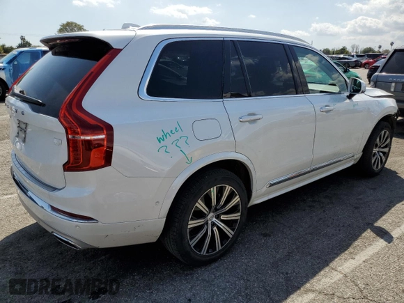 2021 Volvo XC90 Inscription Expression with VIN YV4BR00L6M1676099, listed as a Copart auction lot 47947034 with 29,128 mi miles. Bid and sale history available at carsss.com. Image 3.