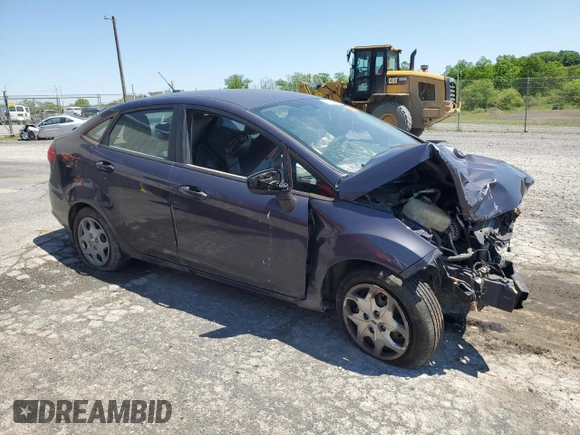 2012 Ford Fiesta S with VIN 3FADP4AJ1CM123454, listed as a Copart auction lot 86797664 with Not provided miles and Salvage title. Bid and sale history available at DreamBid. Image 4.