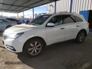2014 Acura MDX Advance with VIN 5FRYD4H89EB047625, listed as a Copart auction lot 49303185 with 111,129 mi miles and Salvage title. Bid and sale history available at DreamBid. Image 1.
