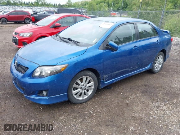 2010 Toyota Corolla with VIN 1NXBU4EEXAZ180439, listed as a IAAI auction lot 42373443 with 162,215 mi miles and . Bid and sale history available at DreamBid. Image 2.