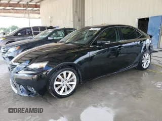 2014 Lexus IS 250 with VIN JTHBF1D23E5041191, listed as a Copart auction lot 61636425 with 104,050 mi miles and Salvage title. Bid and sale history available at DreamBid. Image 1.